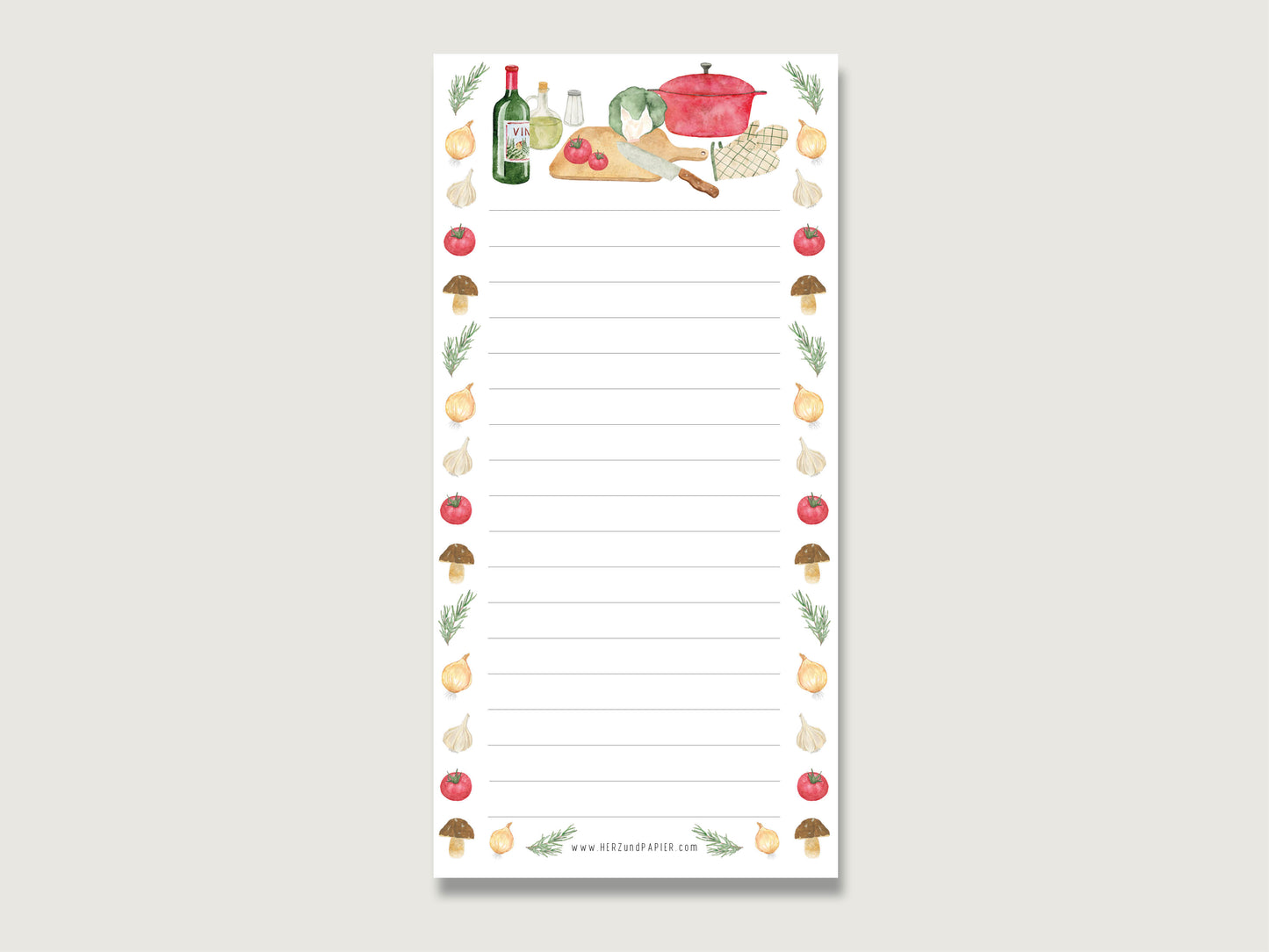 Einkaufsliste "Kochen"