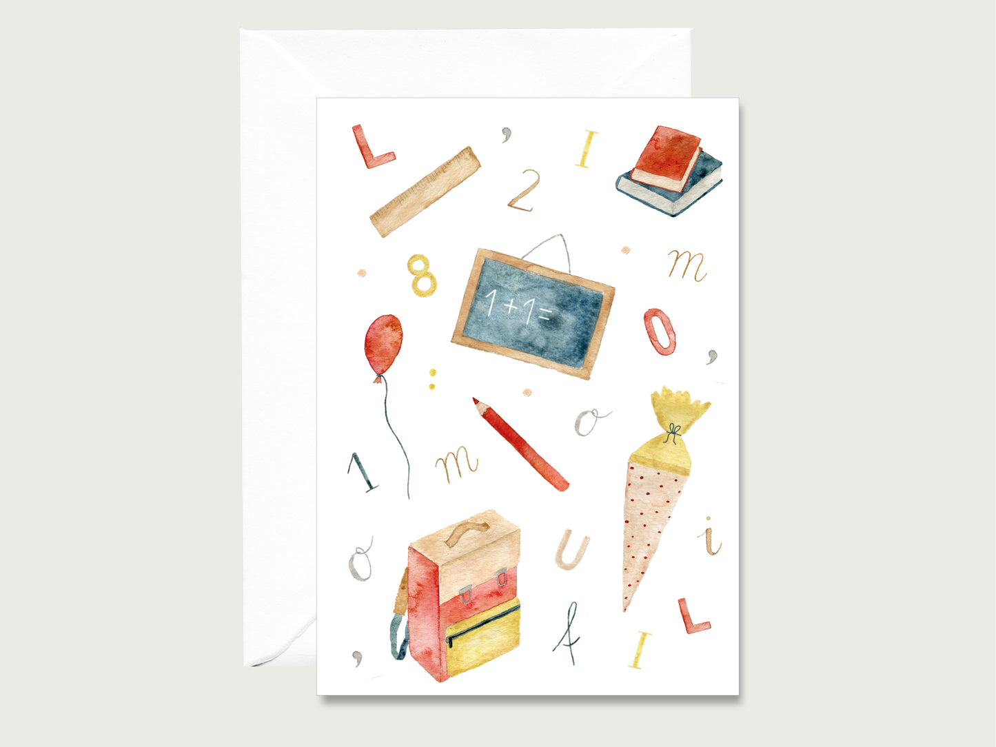 Karte zur Einschulung