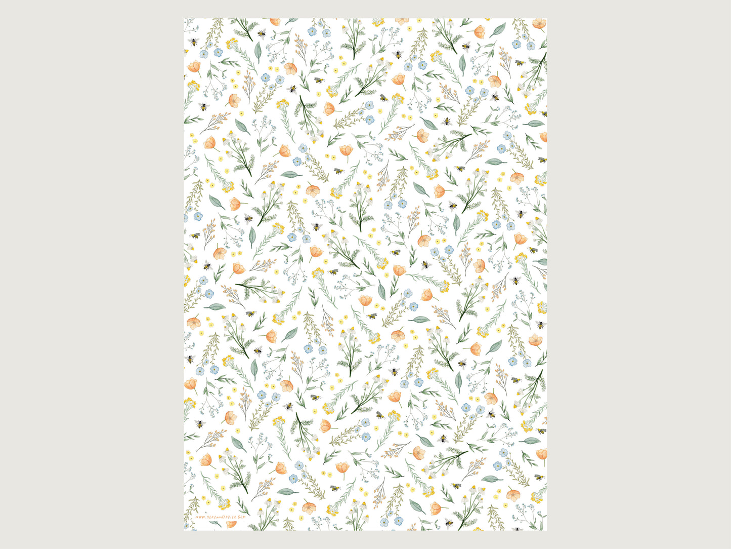 Geschenkpapier "Blumen"