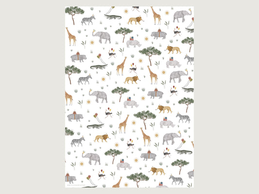 Geschenkpapier "Safari"