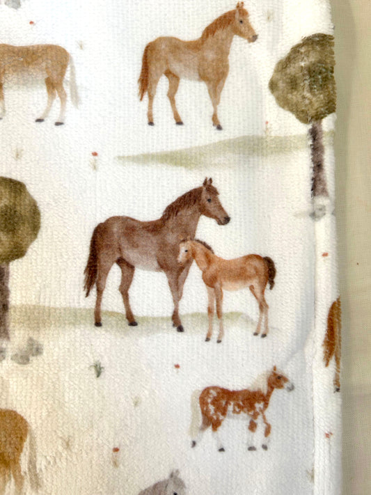 Kinderhandtuch "Pferde"30x50cm