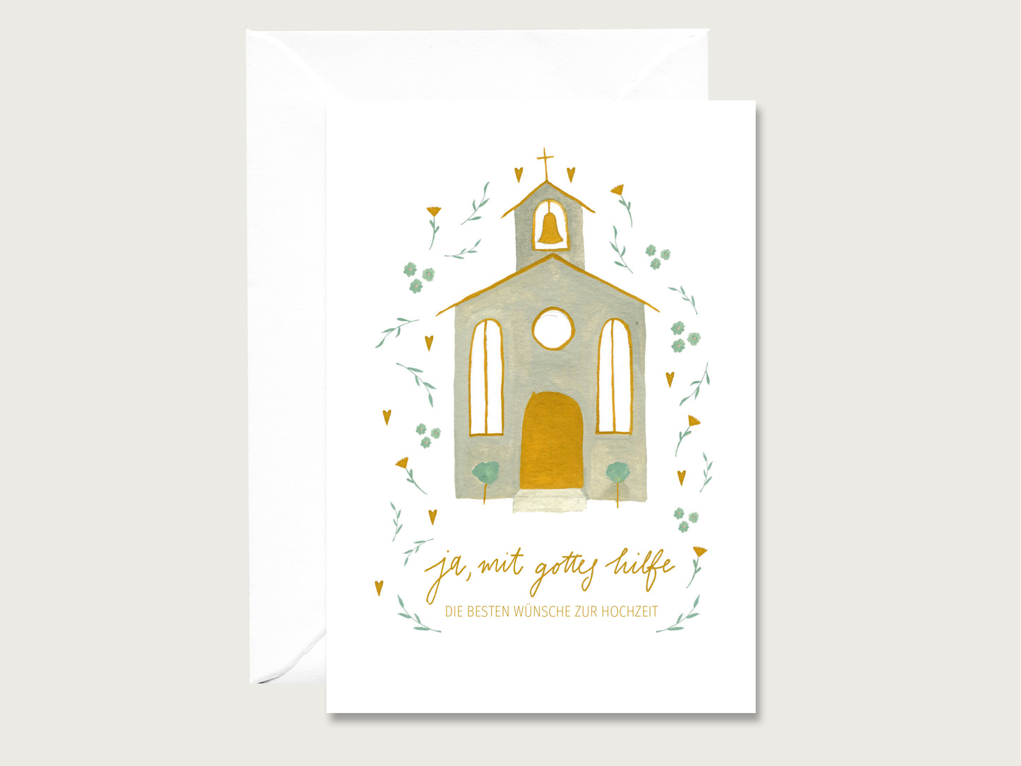 Hochzeitskarte "Kirche"