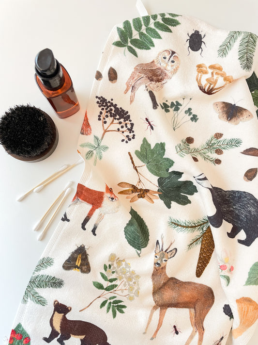 Kinderhandtuch "Wald" 30x50cm