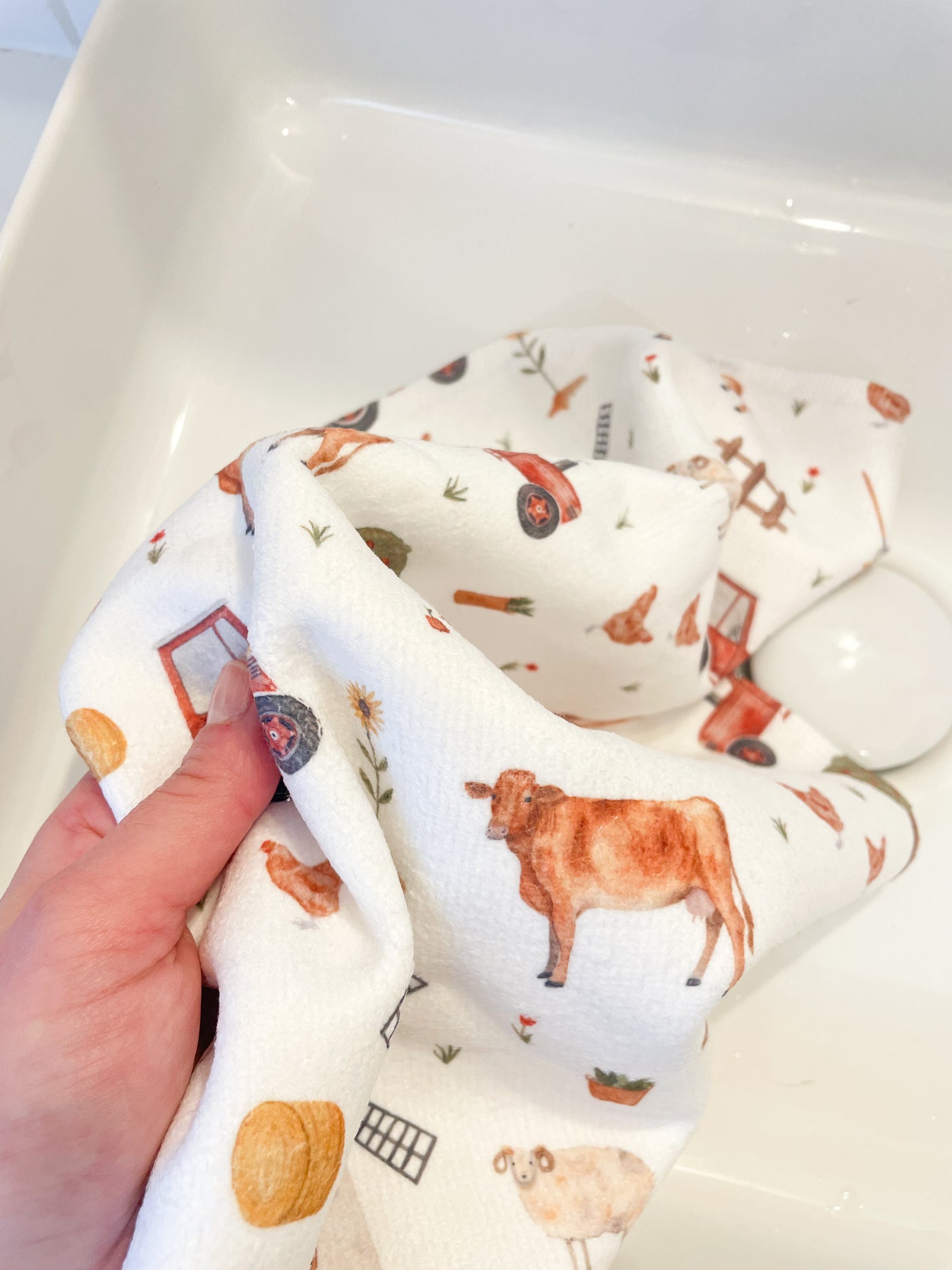 Kinderhandtuch "Bauernhof" 30x50cm