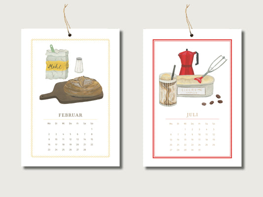 Kalender 2026 "Köstlich" in DIN A5
