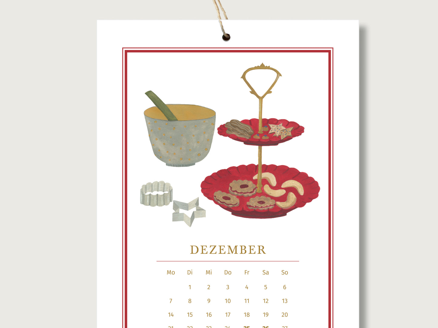 Kalender 2026 "Köstlich" in DIN A5