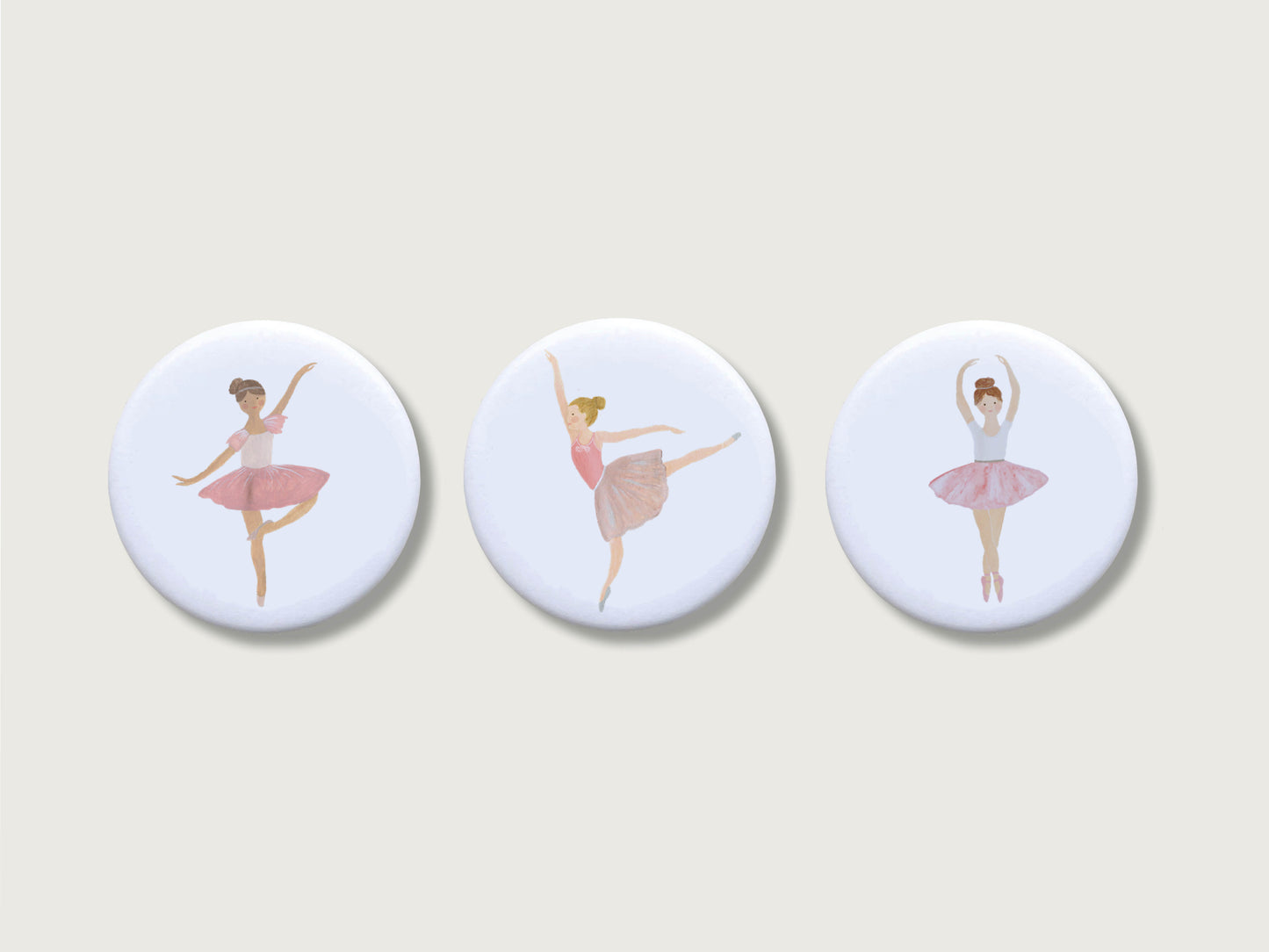 Magnete 3er Set "Ballerina"