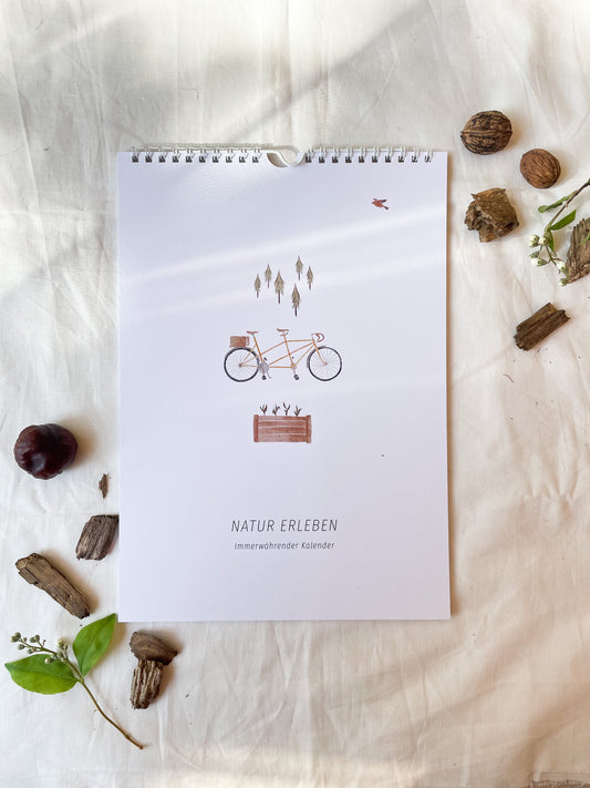 Geburtstagskalender "Natur erleben" in Din A4