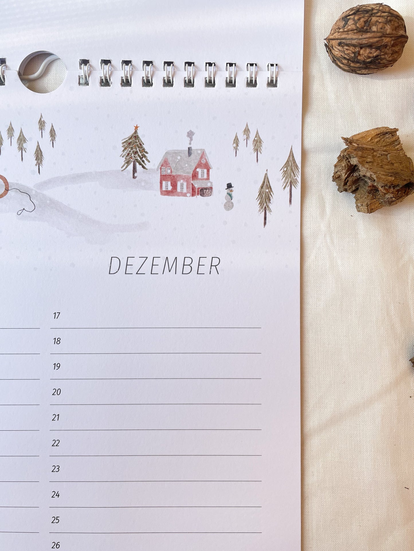 Geburtstagskalender "Natur erleben" in Din A4