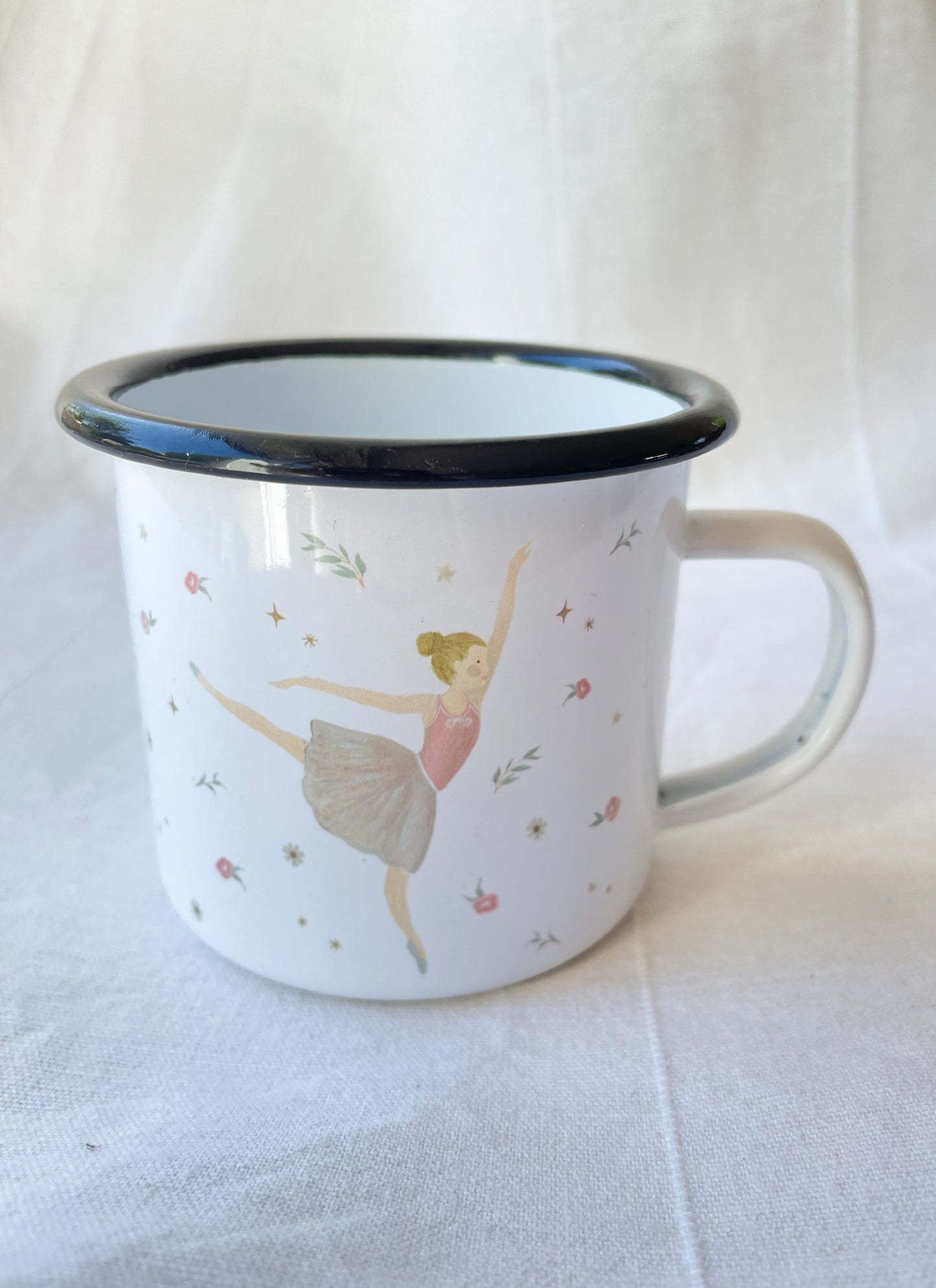 Emaille-Tasse" Ballerina"