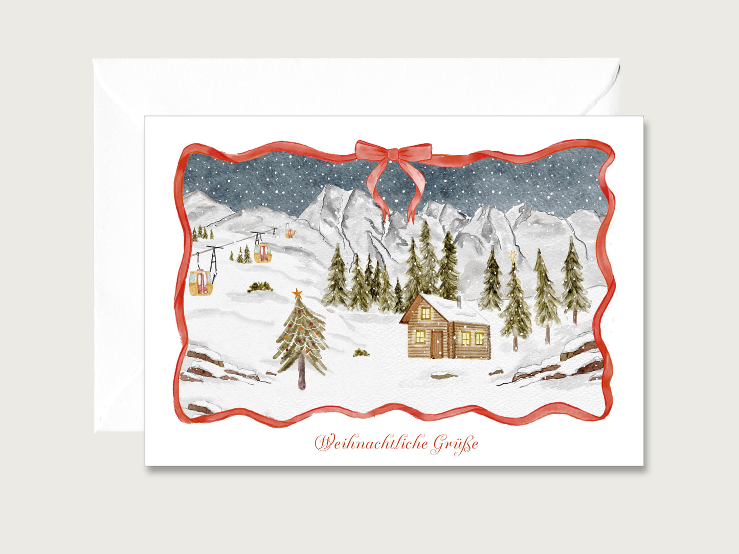 Weihnachtskarte "Stille Nacht"