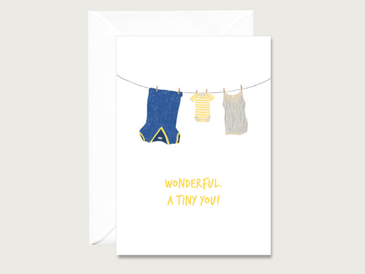 Karte zur Geburt „A Tiny You“