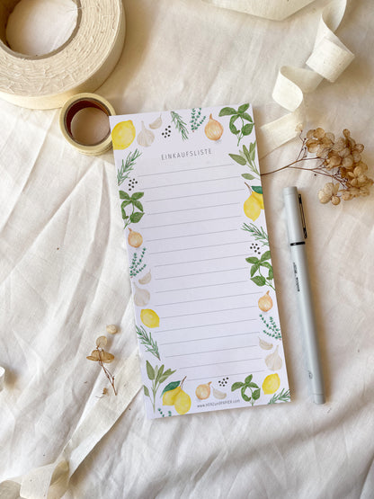 Einkaufsliste "Aroma"