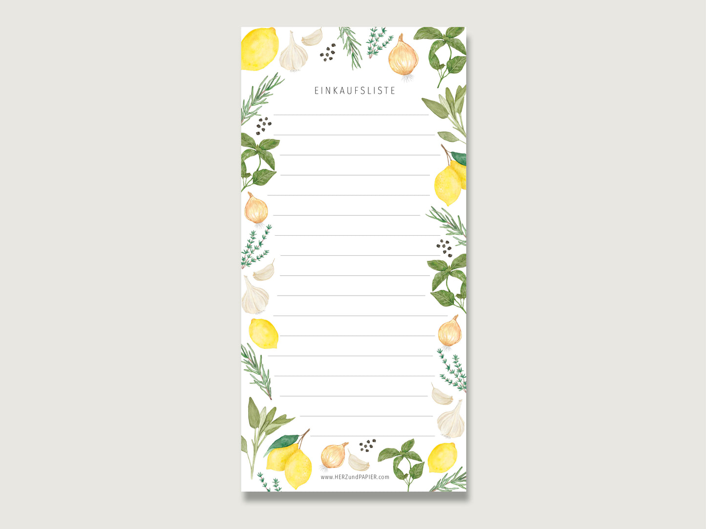 Einkaufsliste "Aroma"