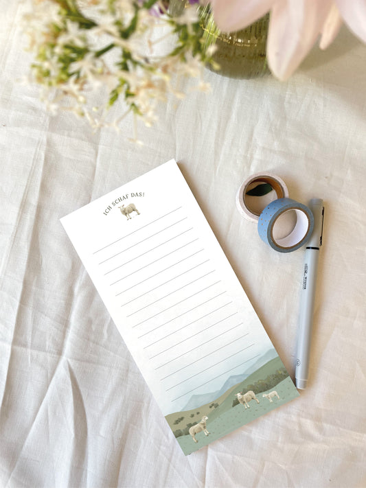 Notizblock  "Ich schaf das!"