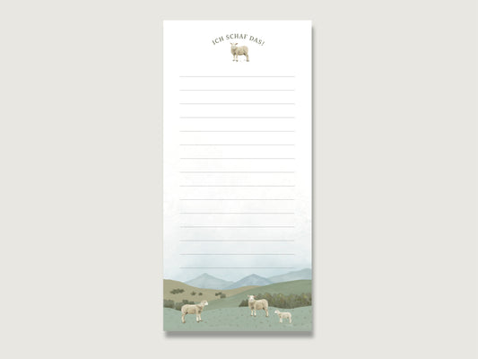 Notizblock  "Ich schaf das!"