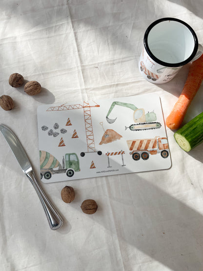 Brotzeitbrettchen "Baustelle"