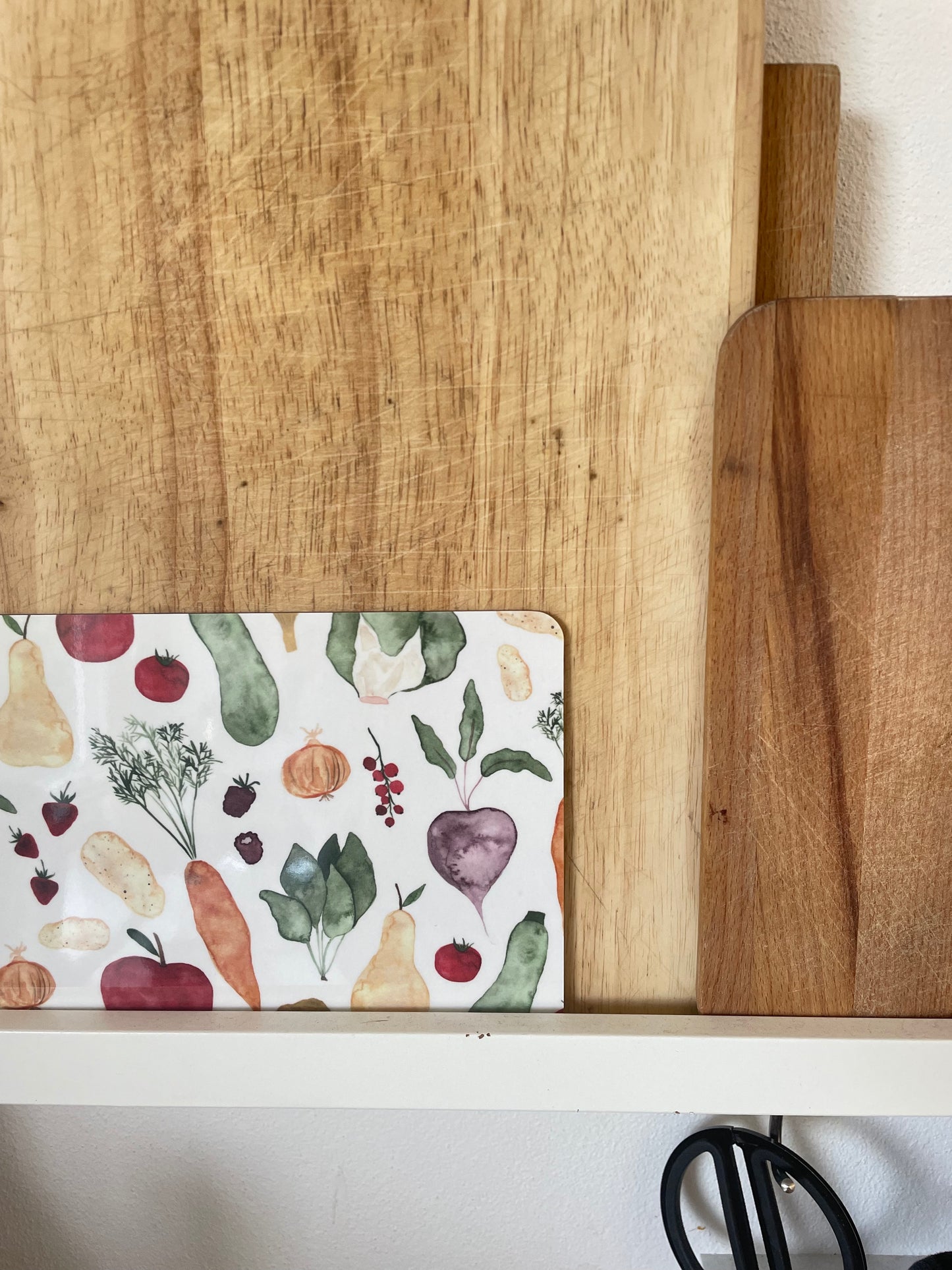 Brotzeitbrettchen "Obst & Gemüse"