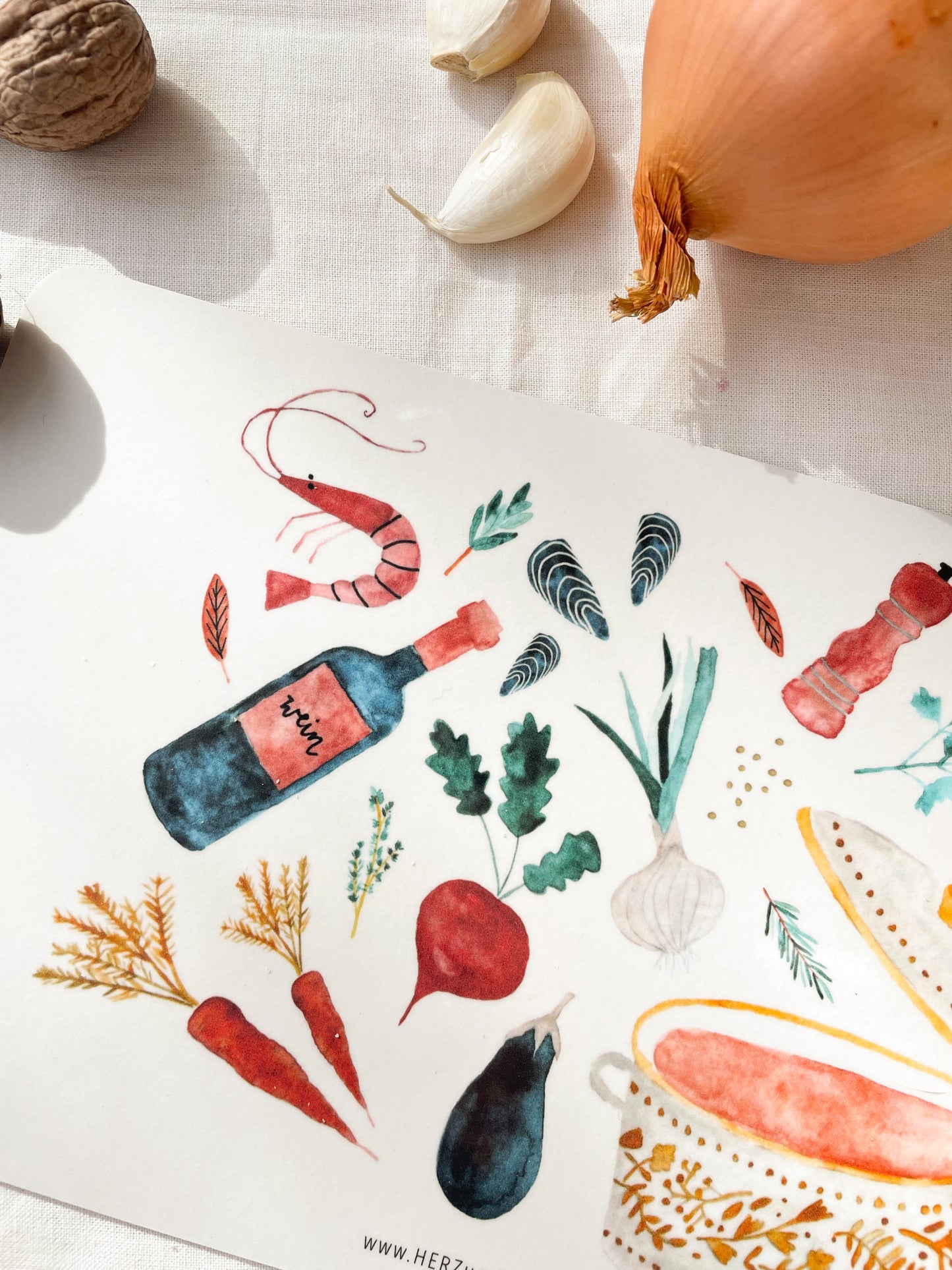 Brotzeitbrettchen "Kasserolle"