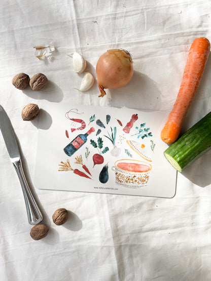 Brotzeitbrettchen "Kasserolle"