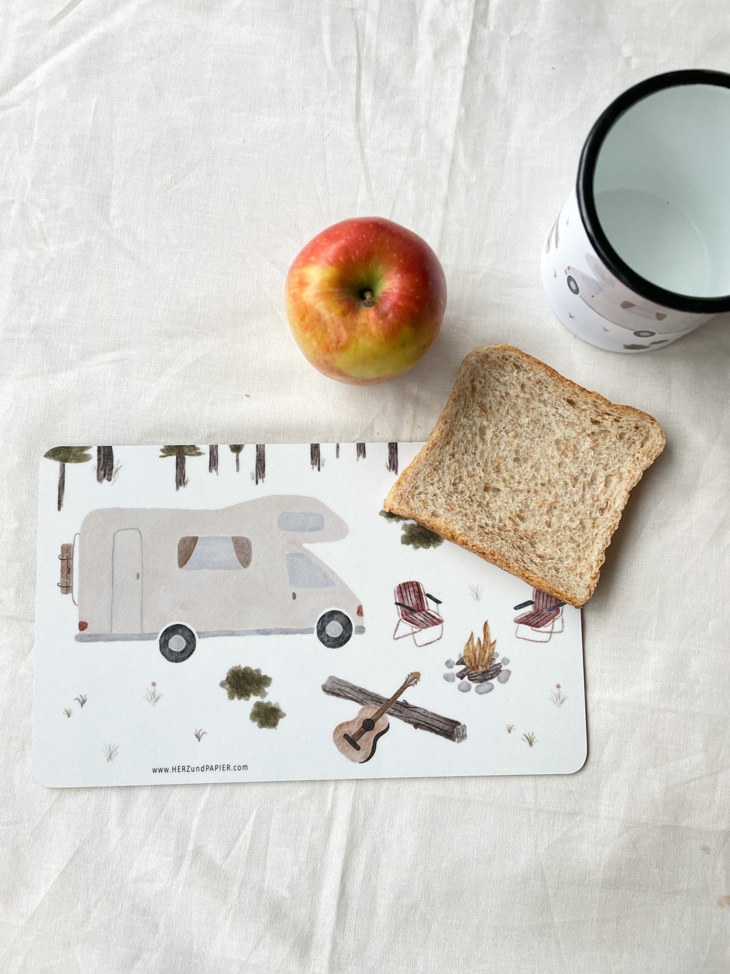 Brotzeitbrettchen "Wohnmobil"