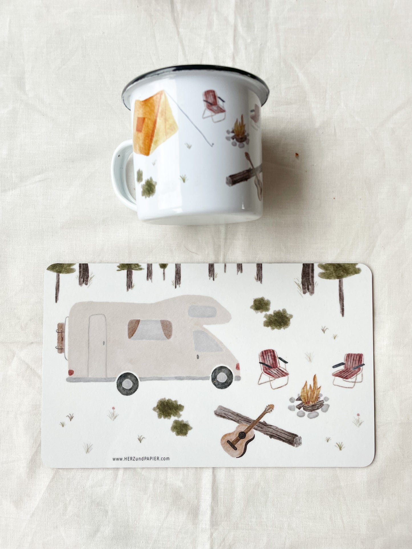 Brotzeitbrettchen "Wohnmobil"