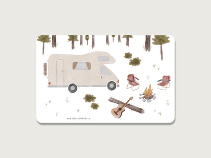 Brotzeitbrettchen "Wohnmobil"