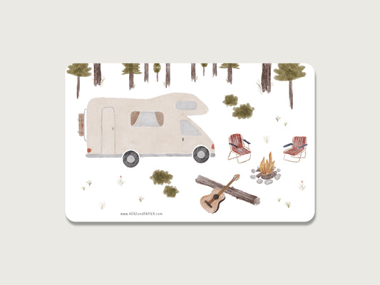 Brotzeitbrettchen "Wohnmobil"