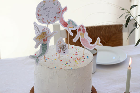 Großes Partyset "Meerjungfrauen"