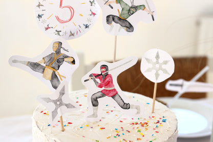 Großes Partyset "Ninjas"