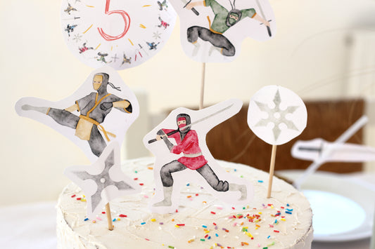 Großes Partyset "Ninjas"