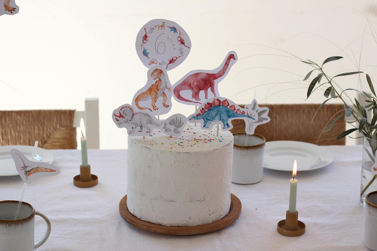 Großes Partyset "Dinosaurier"