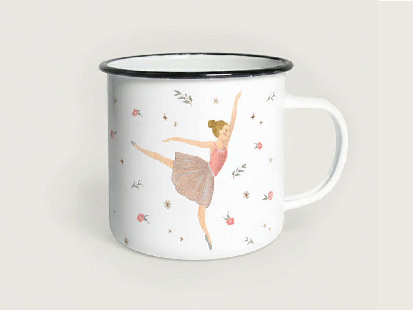 Emaille-Tasse" Ballerina"