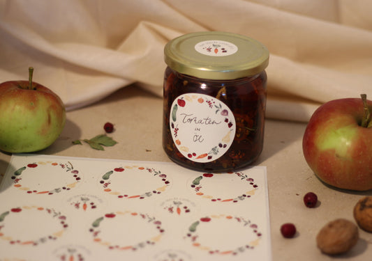 Etiketten für Marmelade, Chutney oder Eingemachtes