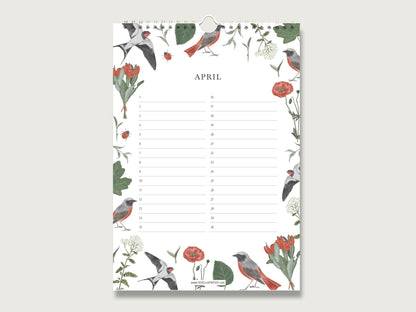 Geburtstagskalender "Natur Rundum" in Din A4