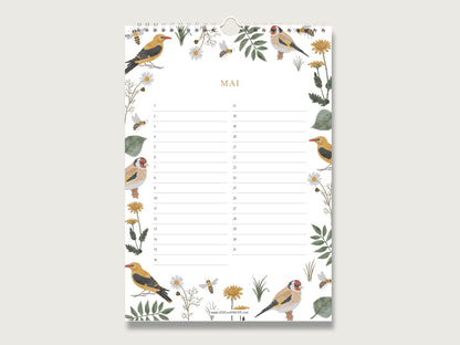 Geburtstagskalender "Natur Rundum" in Din A4