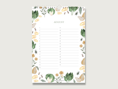 Geburtstagskalender "Natur Rundum" in Din A4