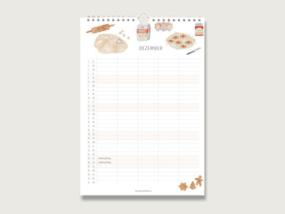 Familienkalender 2026 "Zuhause - leben gemeinsam genießen" in DIN A3