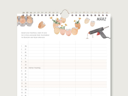 Familienkalender 2027 "Familien-Projekte" in DIN A3