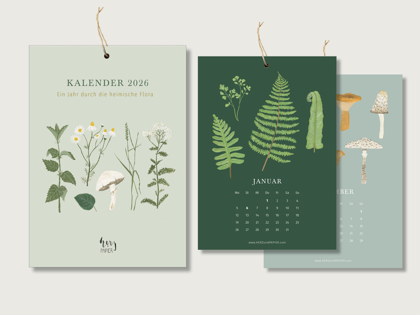 Kalender 2026 "Ein Jahr durch die heimische Flora" in DIN A5