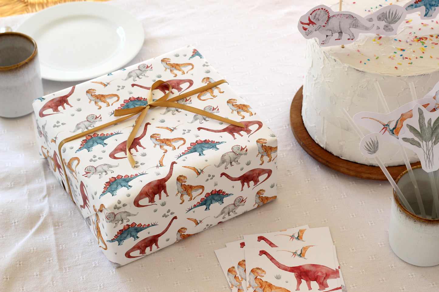 Großes Partyset "Dinosaurier"