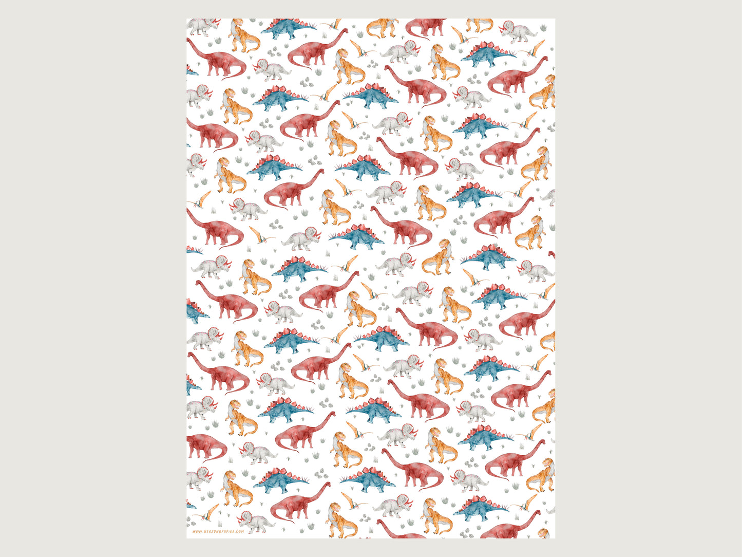 Geschenkpapier "Dino"