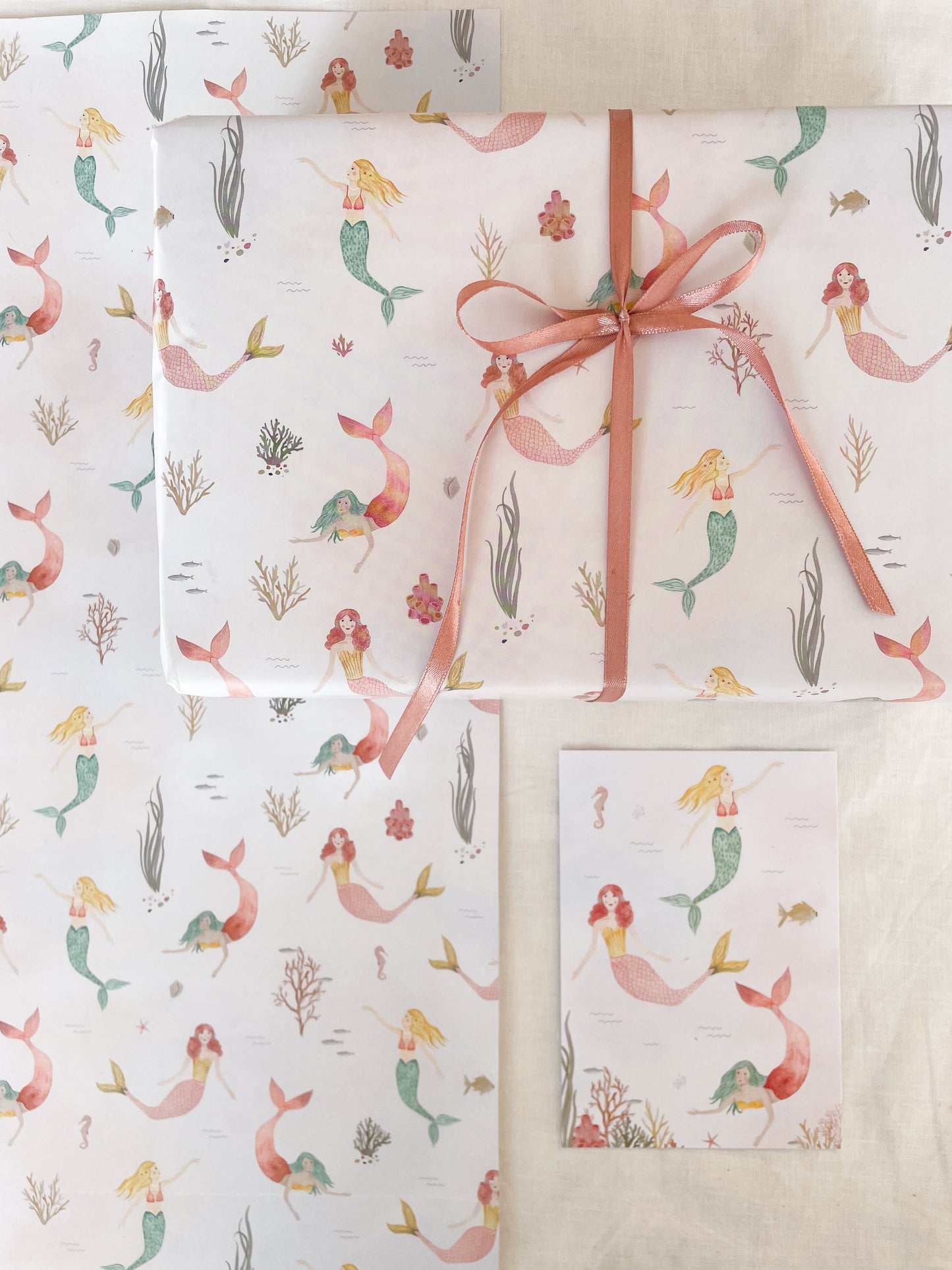 Geschenkpapier "Meerjungfrauen"