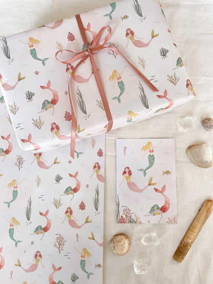 Geschenkpapier "Meerjungfrauen"