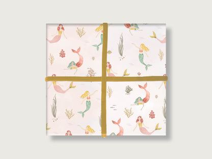 Geschenkpapier "Meerjungfrauen"