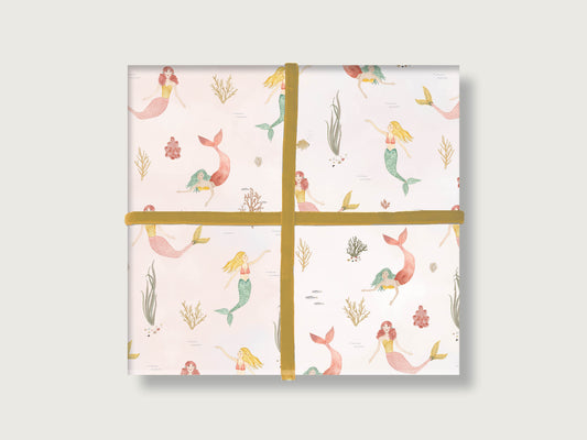 Geschenkpapier "Meerjungfrauen"