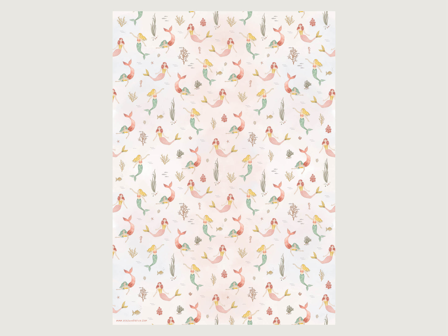 Geschenkpapier "Meerjungfrauen"