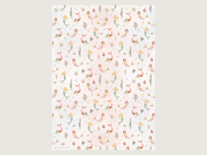 Geschenkpapier "Meerjungfrauen"