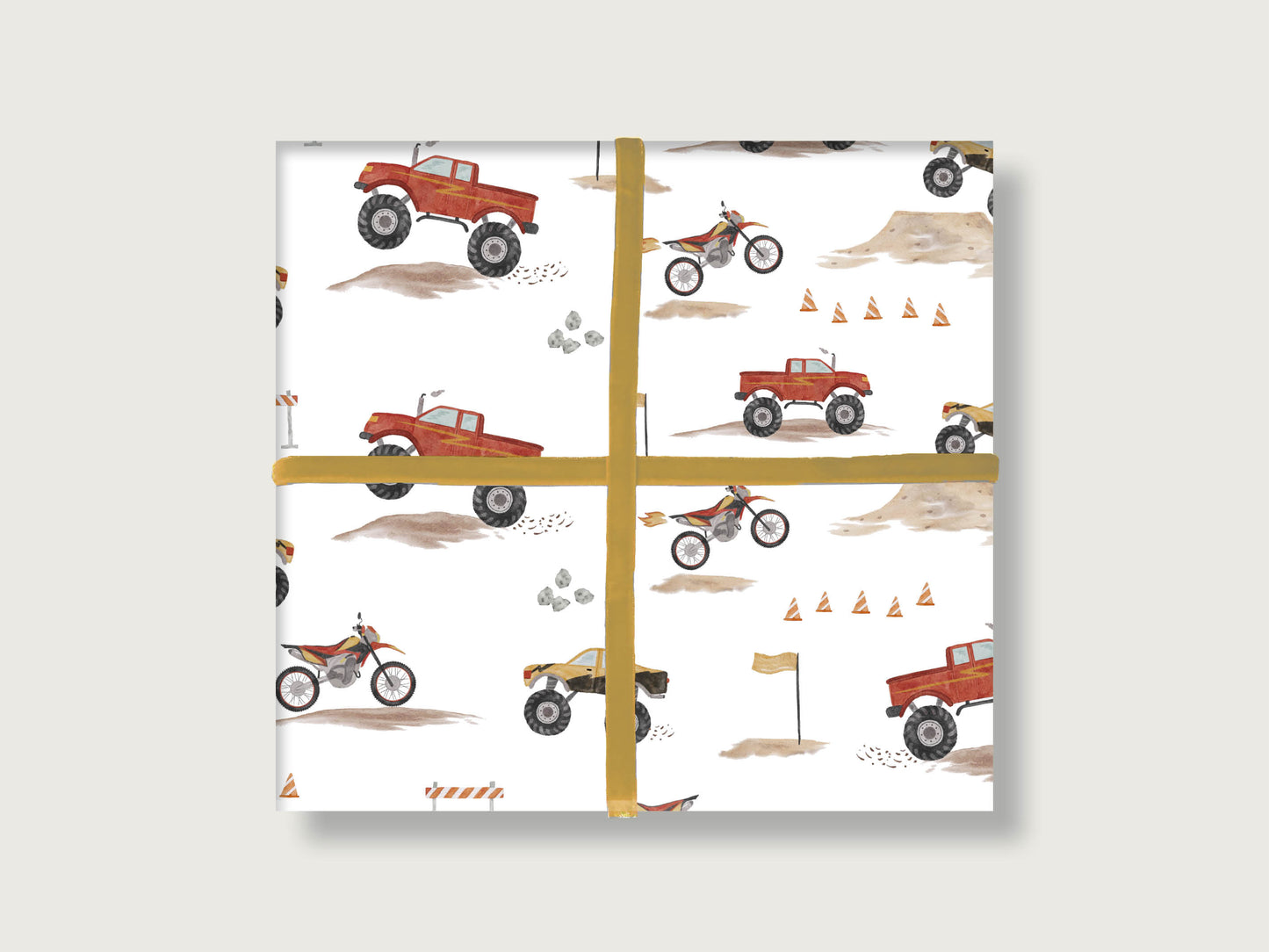 Geschenkpapier "Monster Trucks"