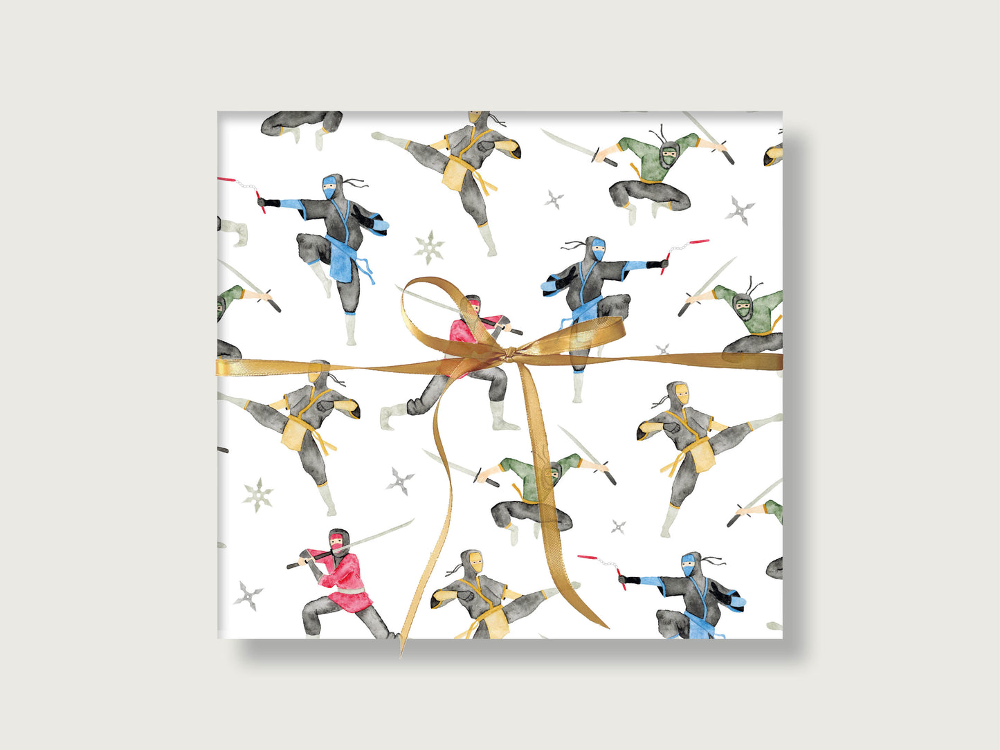 Geschenkpapier "Ninjas"